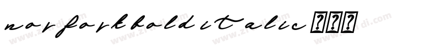 norfork bold italic字体转换